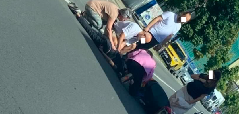 Motociclist accidentat pe strada Horea din Cluj