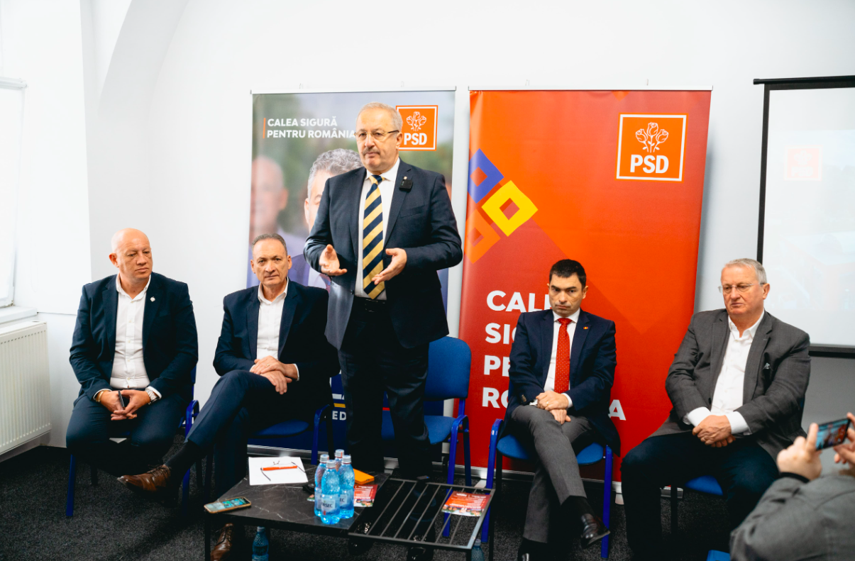 Vasile Dancu la conferinta PSD Cluj